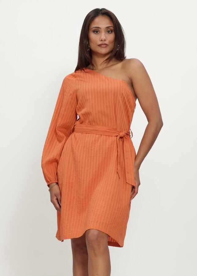 ANOTHER LABEL Dames Jurken Dua Dress L s Oranje