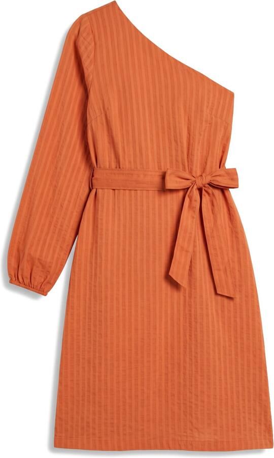 ANOTHER LABEL Dames Jurken Dua Dress L s Oranje - Foto 4