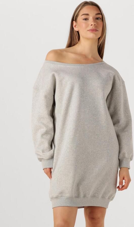 ANOTHER LABEL Dames Jurken Livy Sweat Dress Lichtgrijs - Foto 4