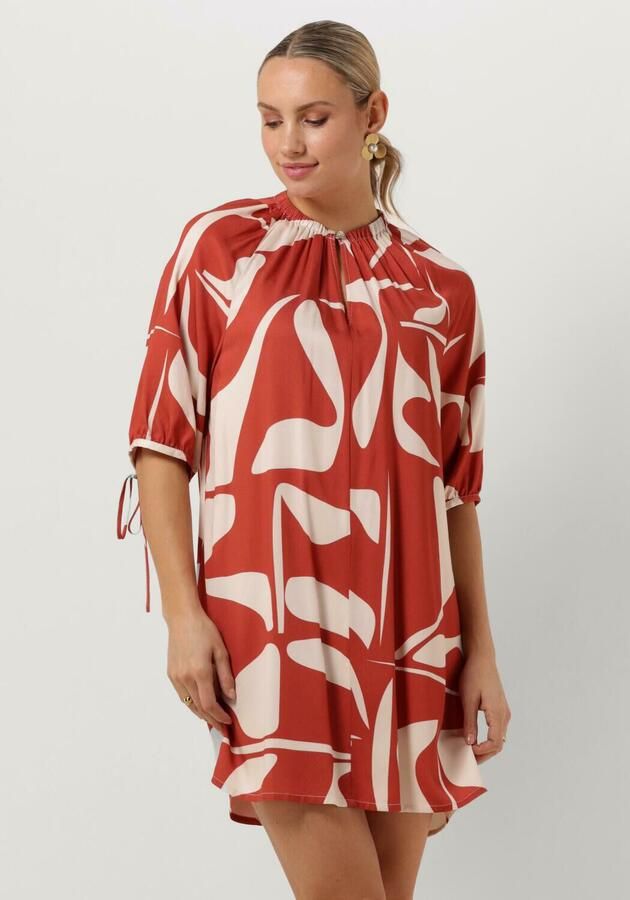 ANOTHER LABEL Dames Jurken Maysa Dress S s Rood - Foto 4