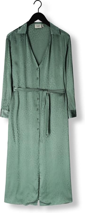 ANOTHER LABEL Dames Jurken Noel Dress L s Groen - Foto 3