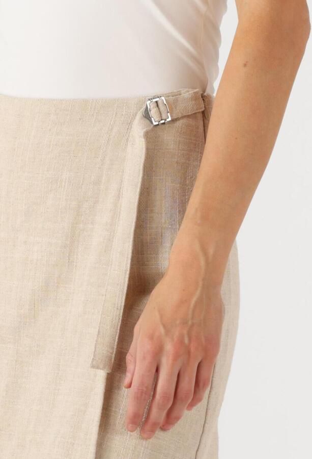 ANOTHER LABEL Dames Rokken Gwen Skort Zand - Foto 3