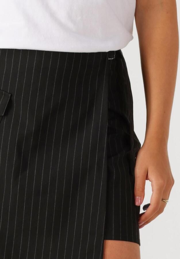 ANOTHER LABEL Dames Rokken Gwen Skort Zwart - Foto 3