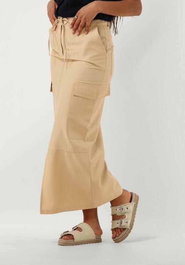 ANOTHER LABEL Dames Rokken Imane Skirt Beige - Foto 4