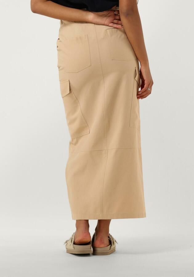 ANOTHER LABEL Dames Rokken Imane Skirt Beige - Foto 1