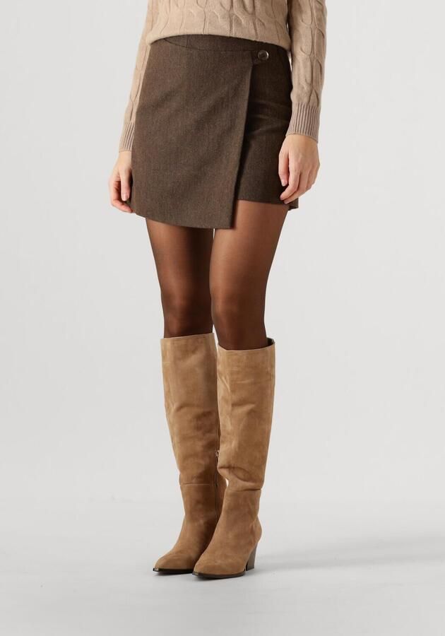 ANOTHER LABEL Dames Rokken Lirael Skirt Bruin - Foto 4