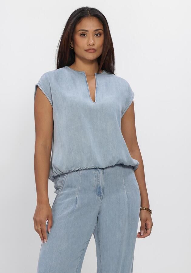 ANOTHER LABEL Dames Tops & T-shirts Alaurore Denim Top S l Lichtblauw