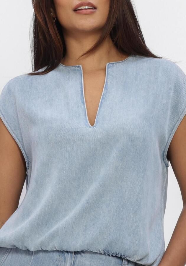 ANOTHER LABEL Dames Tops & T-shirts Alaurore Denim Top S l Lichtblauw - Foto 3
