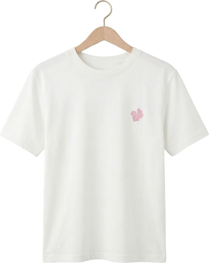 ANOTHER LABEL Dames Tops & T-shirts Algina La Corse T-shirt Gebroken Wit - Foto 2