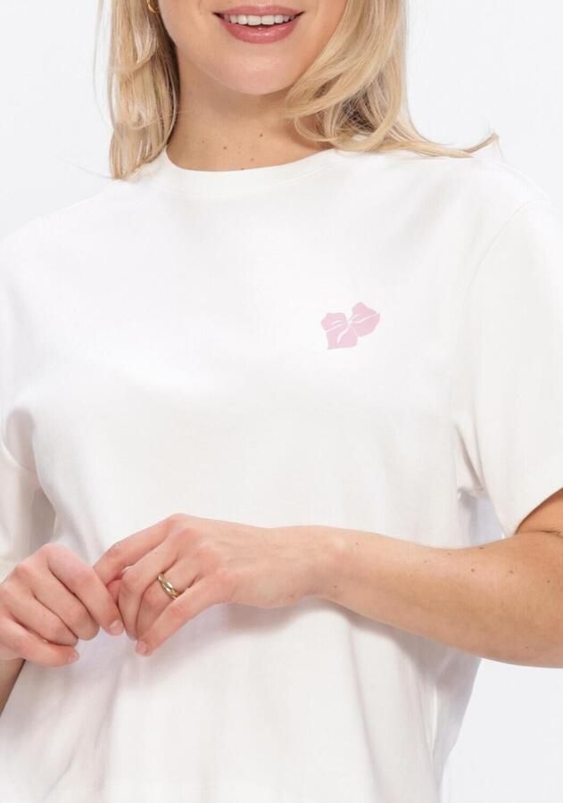 ANOTHER LABEL Dames Tops & T-shirts Algina La Corse T-shirt Gebroken Wit - Foto 3