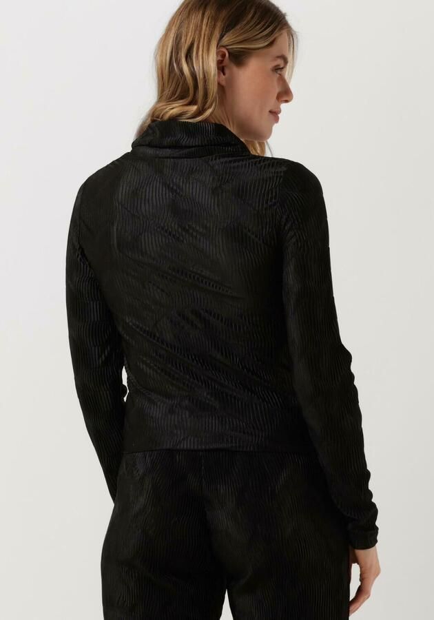 Another Label Shirt met lange mouwen van satijn model 'Charlot'