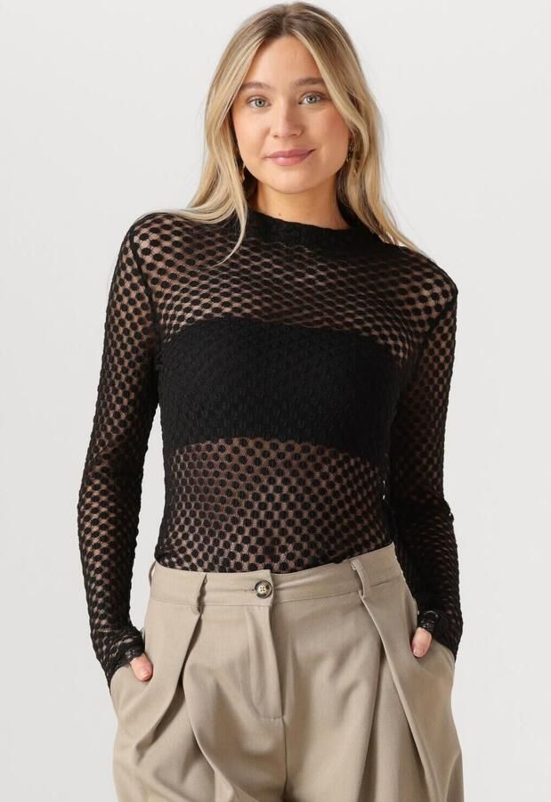 ANOTHER LABEL Dames Tops & T-shirts Depew Top Zwart - Foto 4