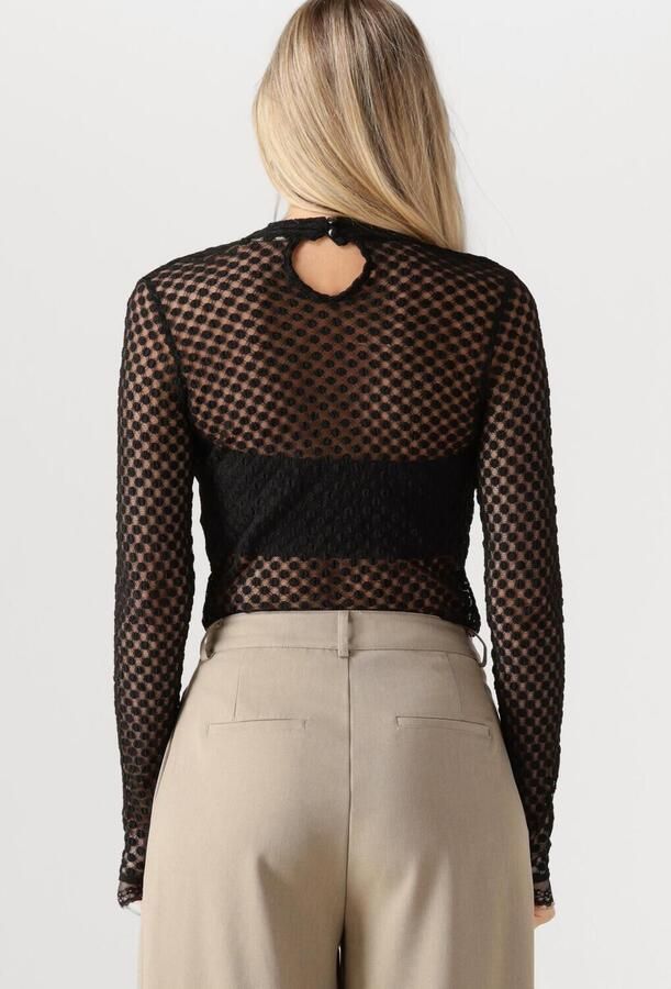 ANOTHER LABEL Dames Tops & T-shirts Depew Top Zwart - Foto 2