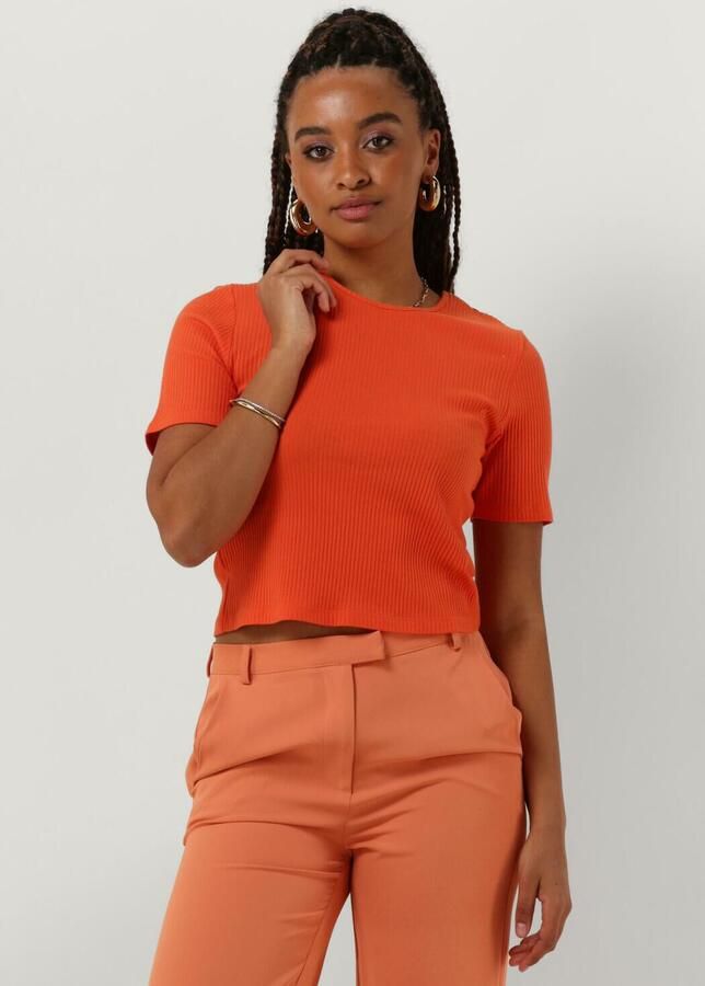 ANOTHER LABEL Dames Tops & T-shirts Elyne T-shirt S s Oranje - Foto 4