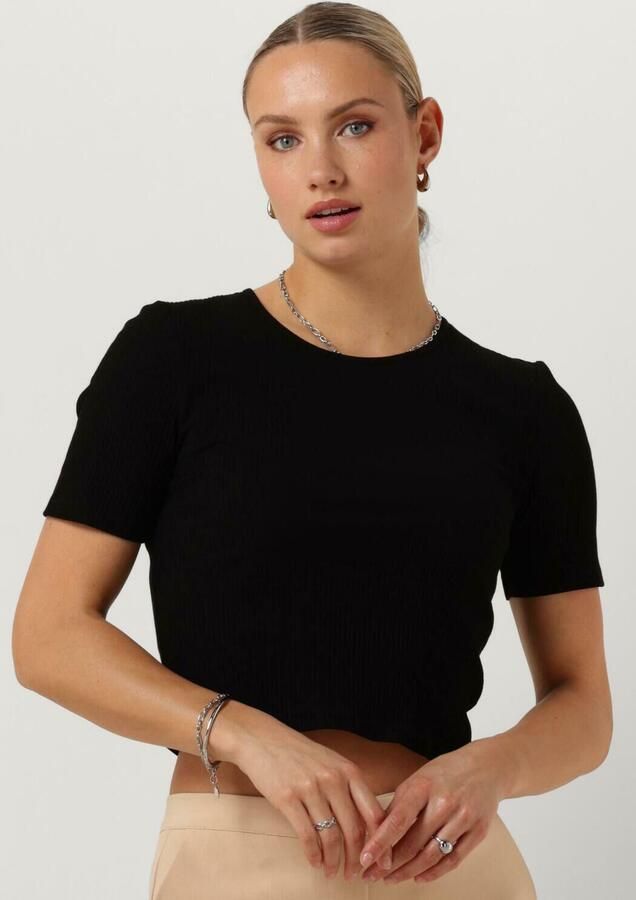 ANOTHER LABEL Dames Tops & T-shirts Elyne T-shirt S s Zwart - Foto 4