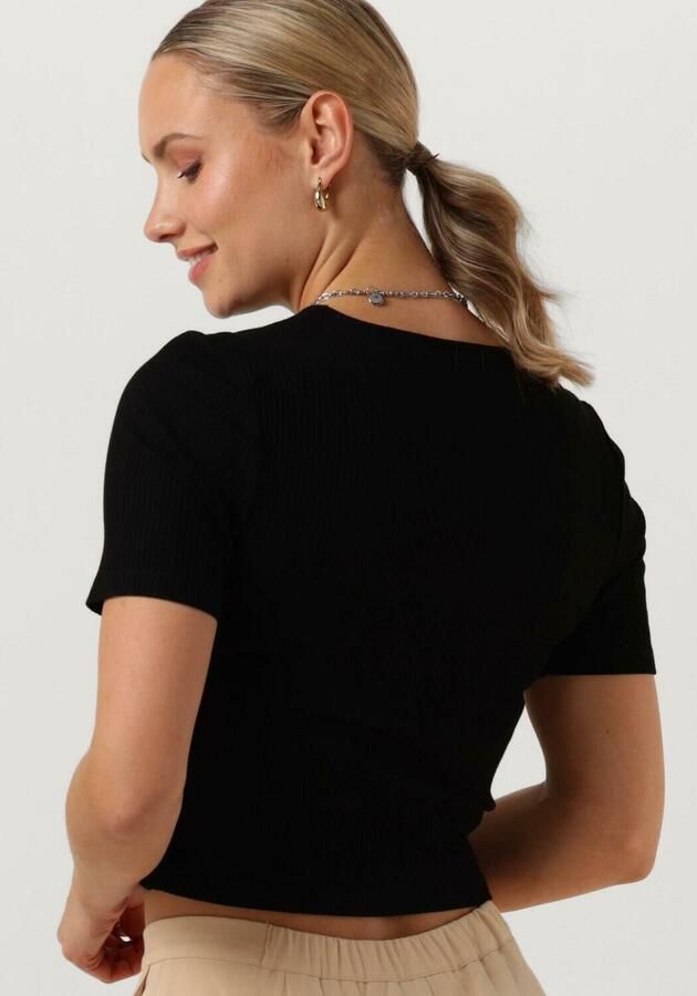 ANOTHER LABEL Dames Tops & T-shirts Elyne T-shirt S s Zwart - Foto 2