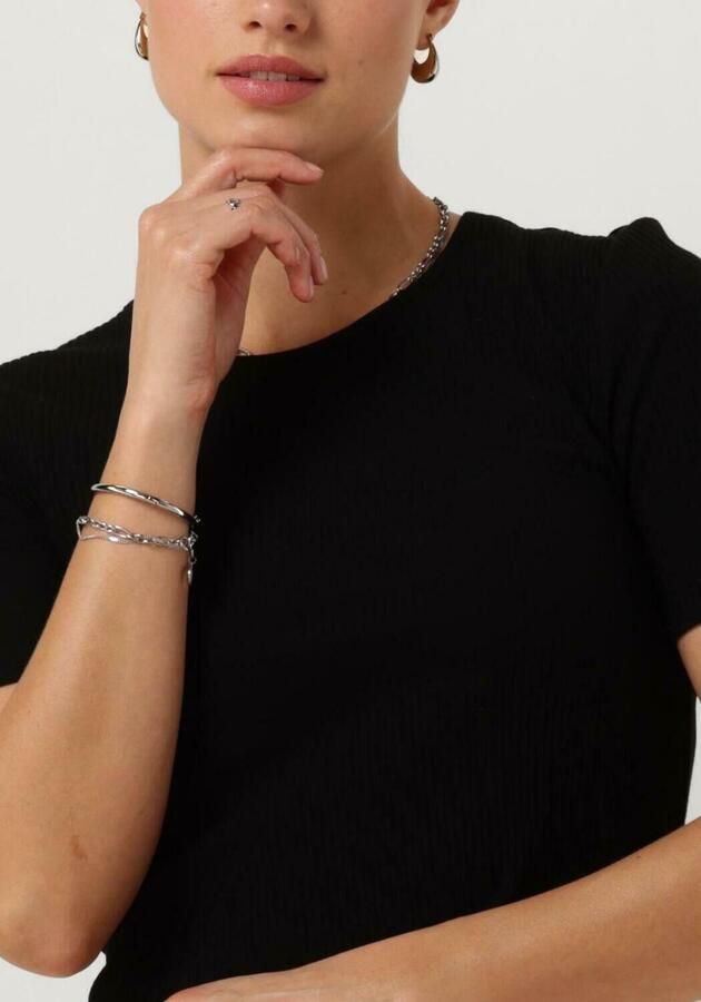 ANOTHER LABEL Dames Tops & T-shirts Elyne T-shirt S s Zwart - Foto 3