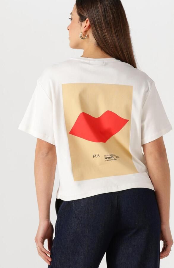 ANOTHER LABEL Dames Tops & T-shirts Gina T-shirt S s Gebroken Wit - Foto 3