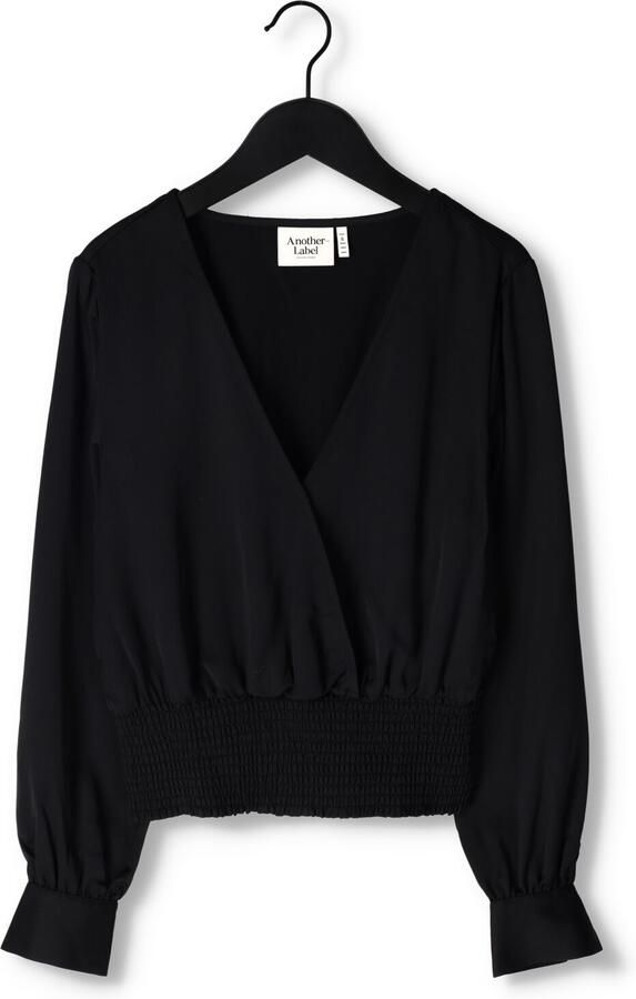 ANOTHER LABEL Dames Tops & T-shirts Linnea Shiny Top L s Zwart - Foto 3