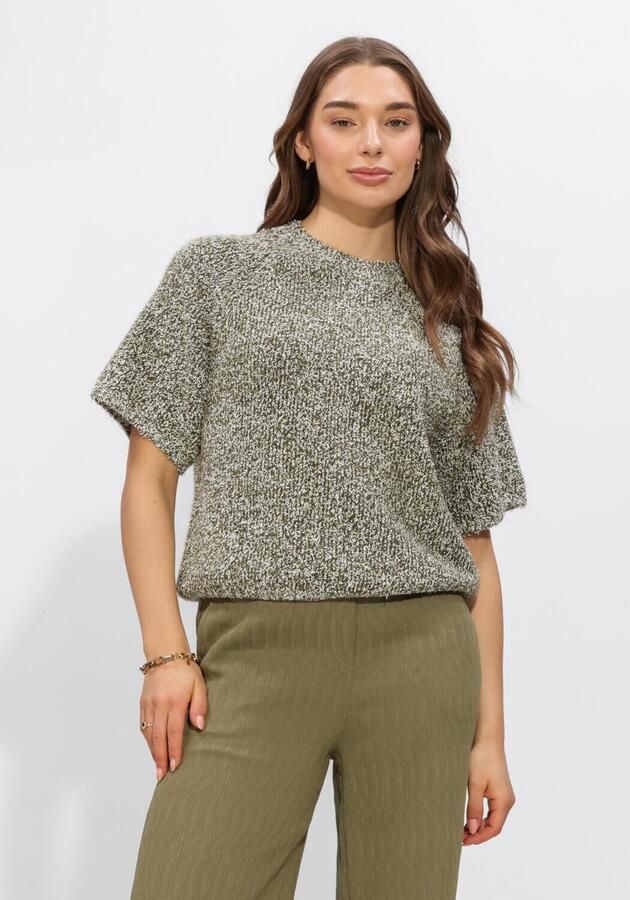 ANOTHER LABEL Dames Truien & Vesten Alalys Knitted Pull S s Groen