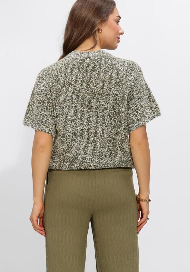 ANOTHER LABEL Dames Truien & Vesten Alalys Knitted Pull S s Groen - Foto 3