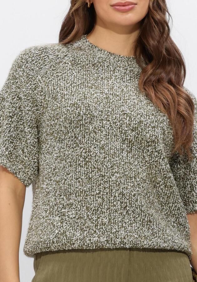 ANOTHER LABEL Dames Truien & Vesten Alalys Knitted Pull S s Groen - Foto 4