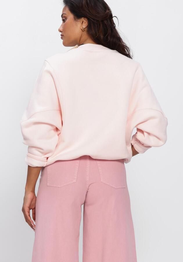 ANOTHER LABEL Dames Truien & Vesten Aldeline Sweat L s Lichtroze - Foto 3