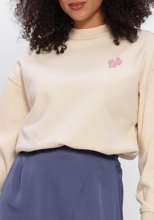 ANOTHER LABEL Dames Truien & Vesten Aljaxy La Corse Sweat L s Ecru - Foto 4