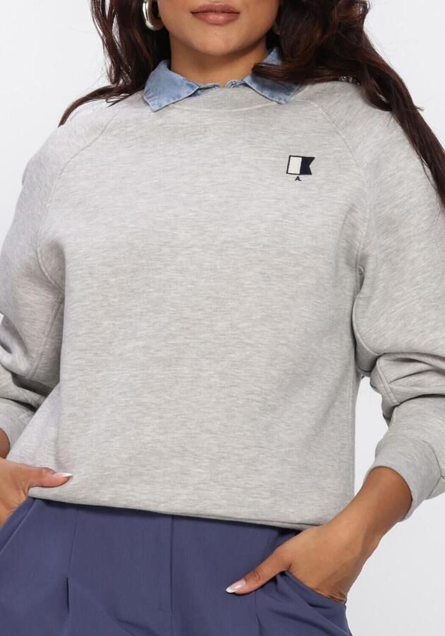 ANOTHER LABEL Dames Truien & Vesten Alniya Sailor Sweat L s Grijs - Foto 3