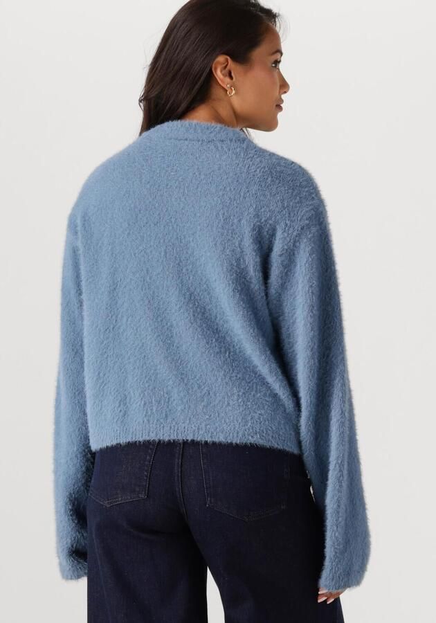 ANOTHER LABEL Dames Truien & Vesten Amaya Knitted Pull L s Lichtblauw - Foto 2