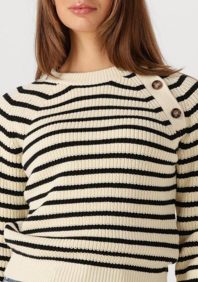 ANOTHER LABEL Dames Truien & Vesten Aster Knitted Pull L s Zwart - Foto 2