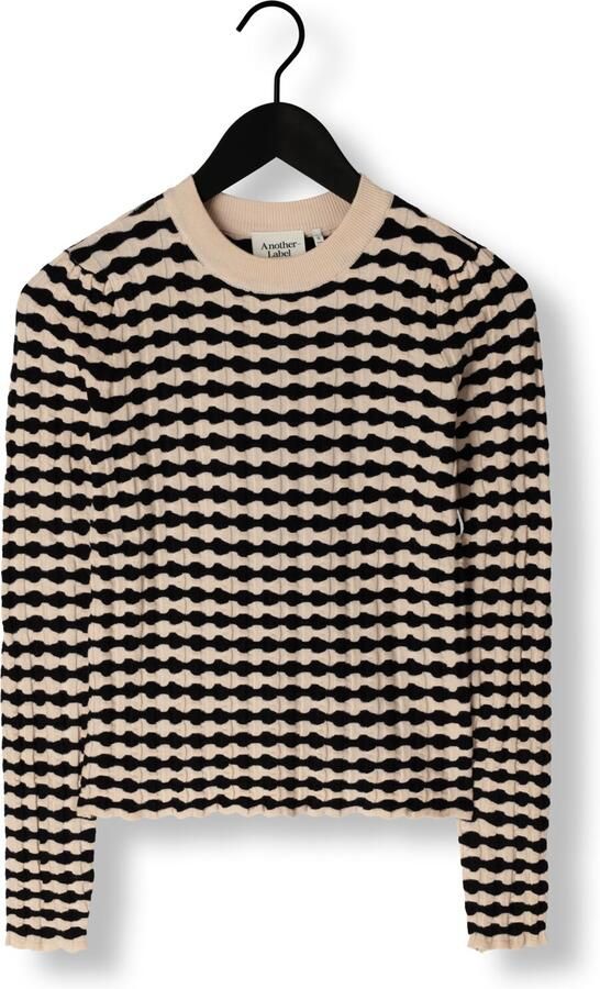 ANOTHER LABEL Dames Truien & Vesten Aster Knitted Pull Zwart - Foto 3