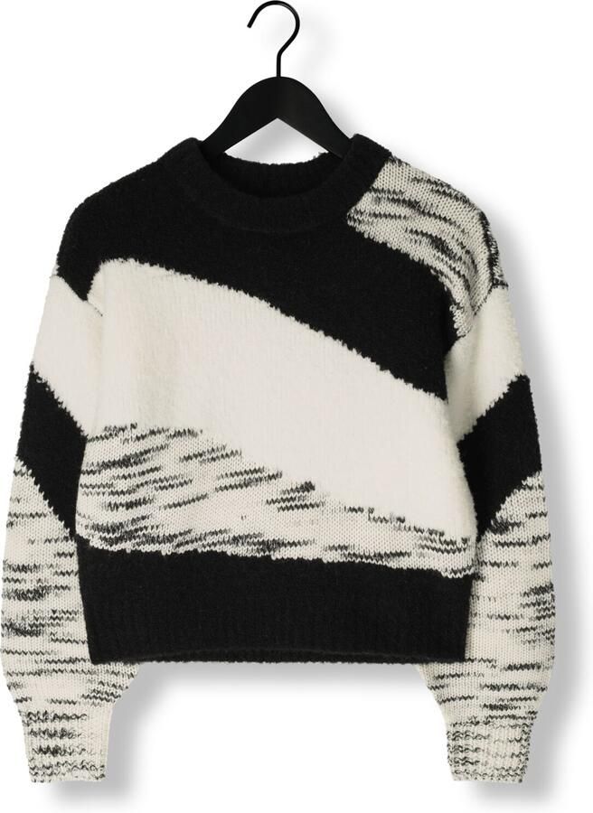 ANOTHER LABEL Dames Truien & Vesten Brissa Knitted Pull L s Zwart