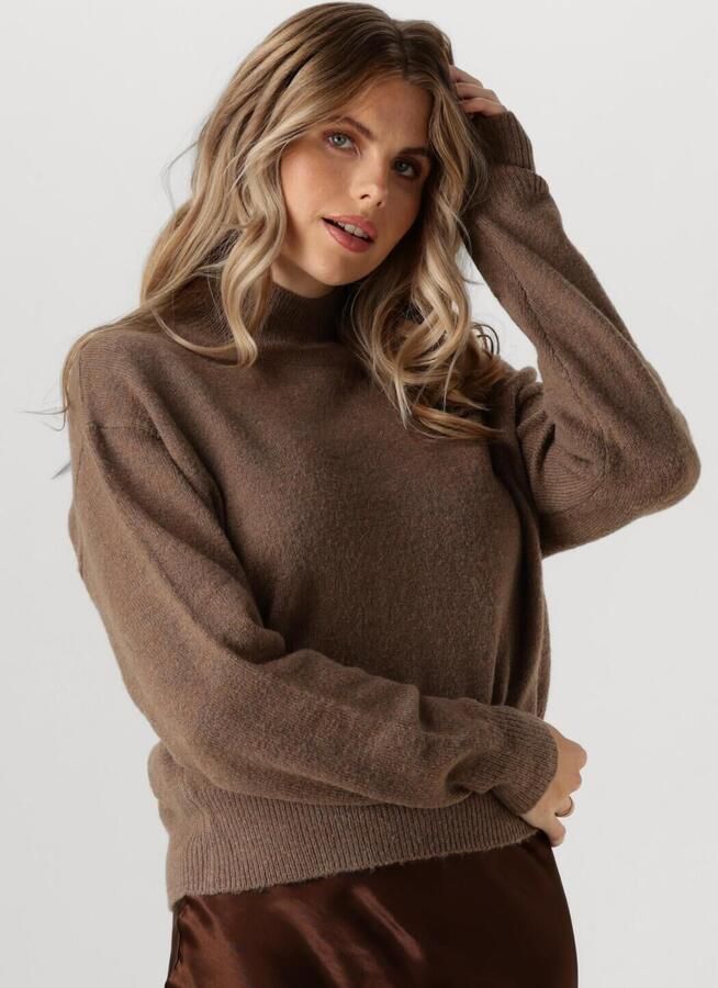 ANOTHER LABEL Dames Truien & Vesten Chiara Knitted Pull Bruin - Foto 4