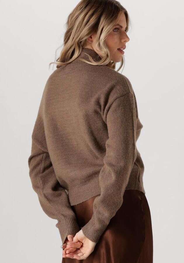 ANOTHER LABEL Dames Truien & Vesten Chiara Knitted Pull Bruin