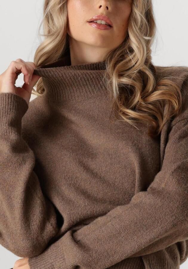 ANOTHER LABEL Dames Truien & Vesten Chiara Knitted Pull Bruin - Foto 2