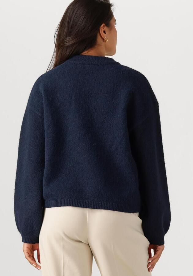 ANOTHER LABEL Dames Truien & Vesten Dylou Knitted Pull L s Donkerblauw - Foto 2