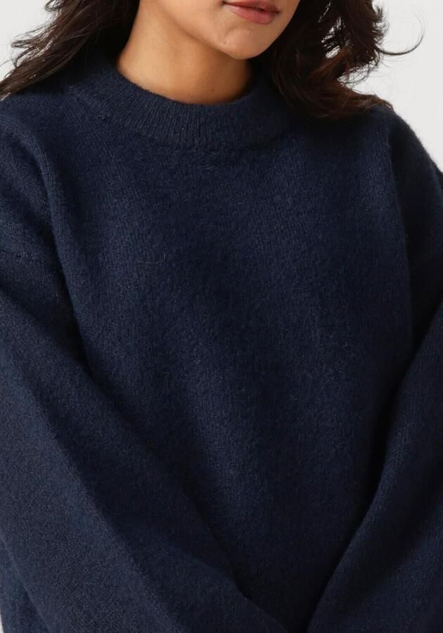 ANOTHER LABEL Dames Truien & Vesten Dylou Knitted Pull L s Donkerblauw - Foto 3