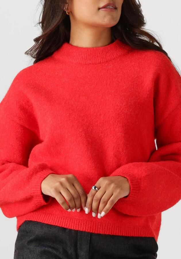 ANOTHER LABEL Dames Truien & Vesten Dylou Knitted Pull L s Rood - Foto 3