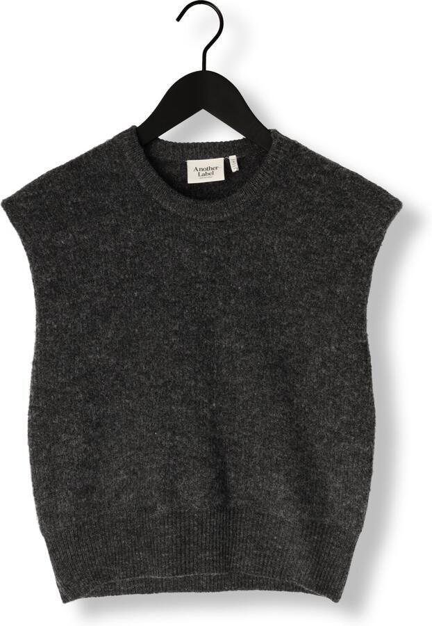 ANOTHER LABEL Dames Truien & Vesten Indra Knitted Pull L s Donkergrijs - Foto 3