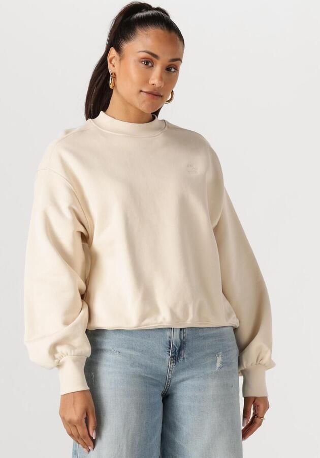 ANOTHER LABEL Dames Truien & Vesten Jaxy Kiss Sweat L s Beige - Foto 4