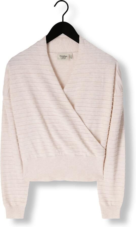ANOTHER LABEL Dames Truien & Vesten Len Knitted Pull L s Gebroken Wit - Foto 3