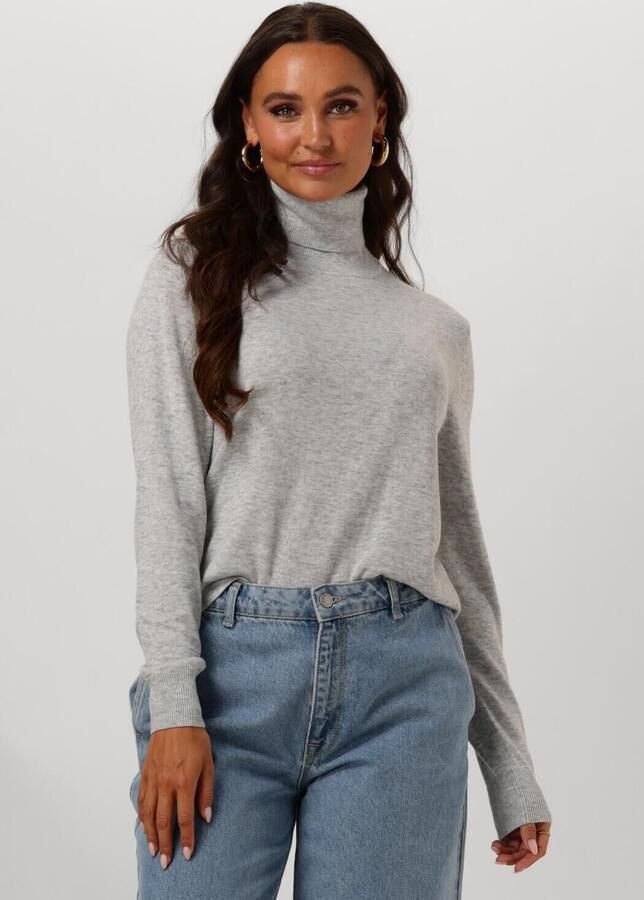 ANOTHER LABEL Dames Truien & Vesten Milla Knitted Pull Lichtgrijs - Foto 4
