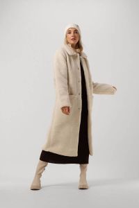 Another Label Lange jas van teddybont model 'Moussy'