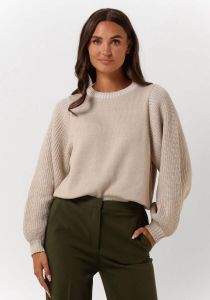 Another Label Beige Sweater Ulla Knitted Pull L s