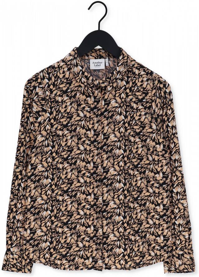 ANOTHER LABEL Dames Blouses Dreiser Floral Shirt Geel