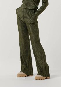 Another Label Groene Pantalon Garcelle Pleated Pants