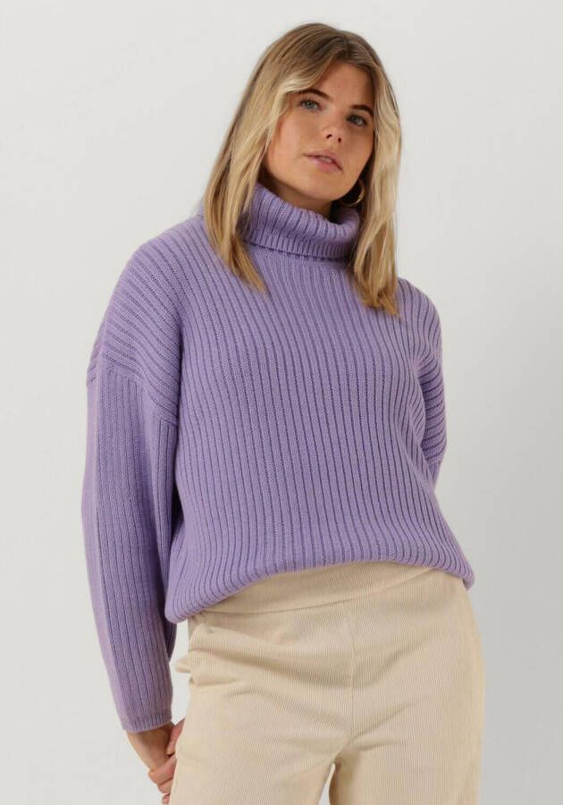 ANOTHER LABEL Dames Truien & Vesten Leah Knitted Pull L s Lila