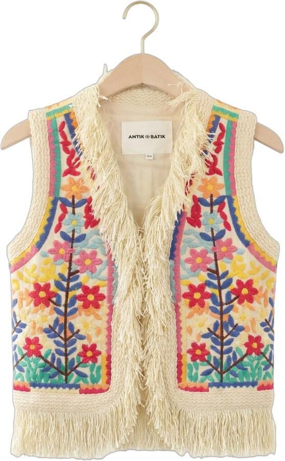 ANTIK BATIK Dames Blazers Rainbow Gilet Multi - Foto 4