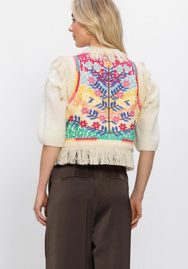 ANTIK BATIK Dames Blazers Rainbow Gilet Multi - Foto 2
